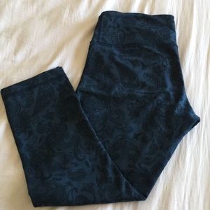 Lululemon Wunder Under Inkwell Crop Sz 6